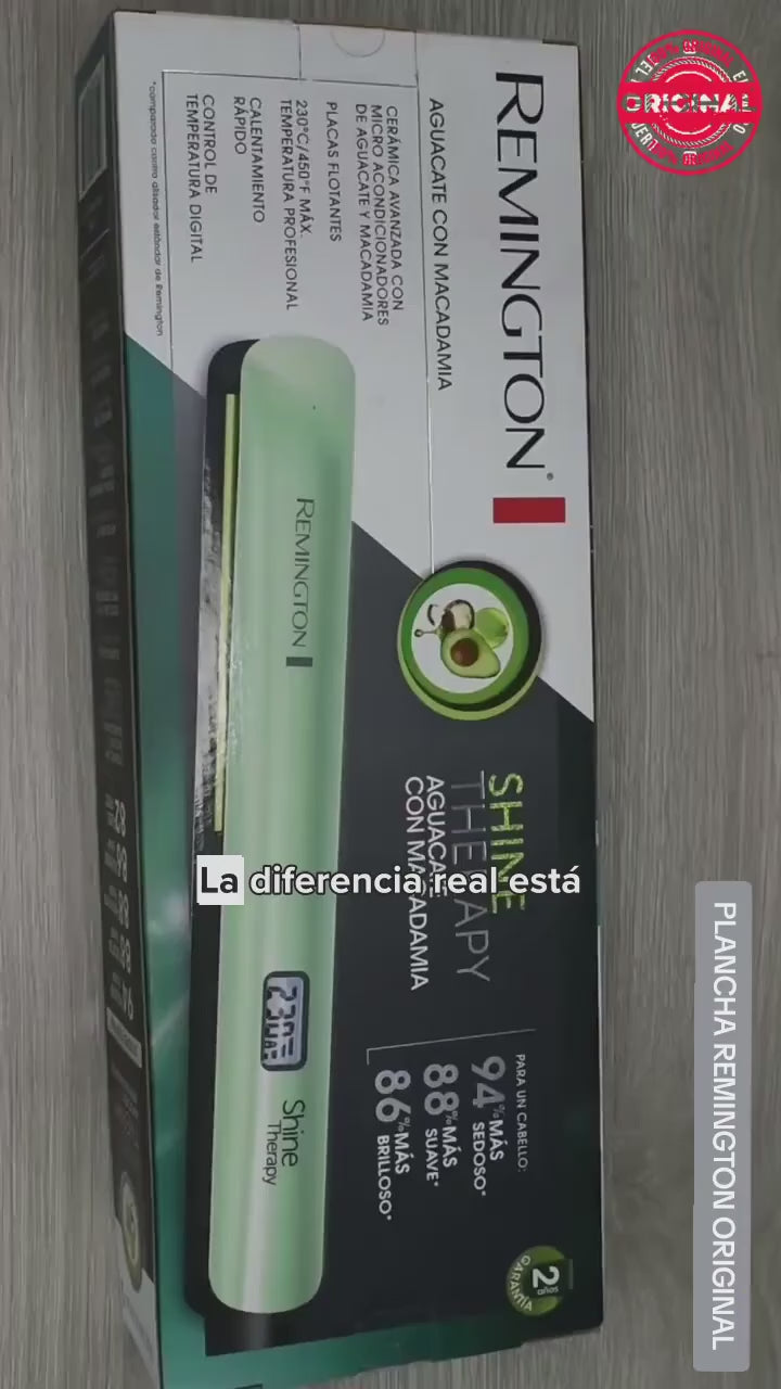 PROMOCIÓN - Plancha De Cabello Reimiogton Aguacate - HASTA AGOTAR EXISTENCIAS